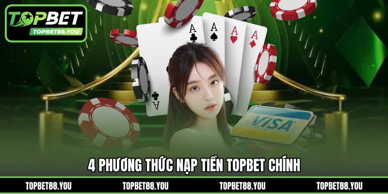 4 Phương thức nạp tiền TOPBET chính