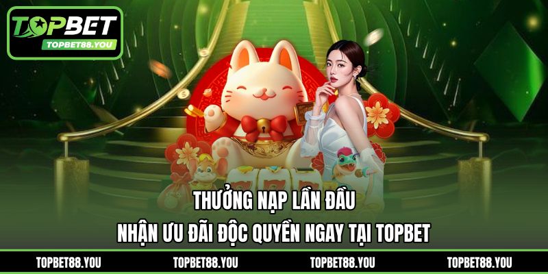 Thưởng Nạp Lần Đầu - Nhận Ưu Đãi Độc Quyền Ngay Tại TOPBET